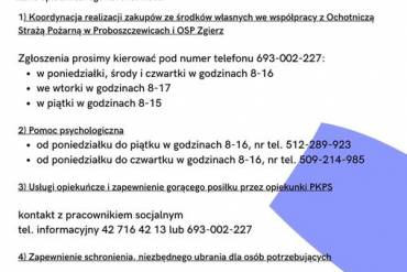 formy wsparcia kierowane przez MOPS